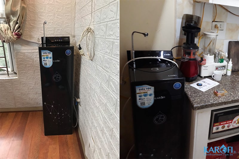 Hình ảnh 2 máy lọc nước nóng lạnh Karofi KAD-D88