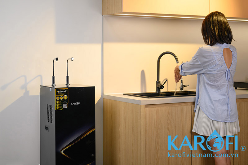 Hình ảnh thực tế máy lọc nước nóng lạnh Karofi KAD N89 ảnh 3
